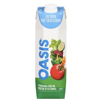 Cocktail 10 légumes réduit en sodium