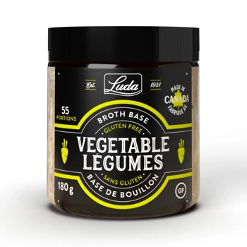 Base de bouillon de légumes sans gluten