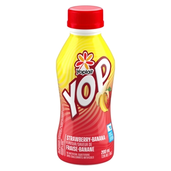 Yop Yogourt à boire Fraise-Banane 1.5% 200ml