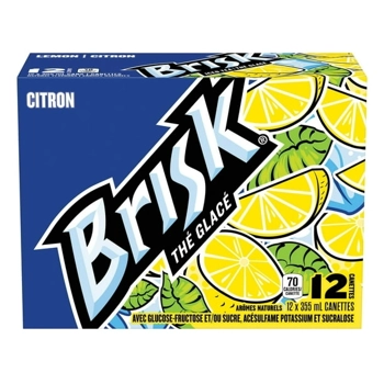 Brisk Lemon Iced Tea 12x355mL