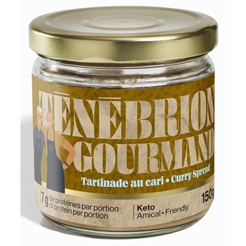 Curry mealworm spread