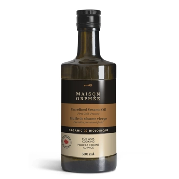 Huile de sésame vierge bio