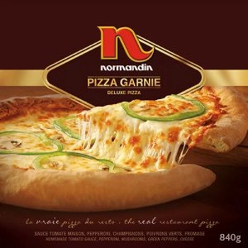 Pizza garnie.