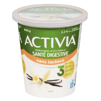 Yogourt Probiotiques Actifs Vanille Sans Lactose