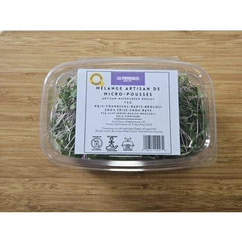 Mélange artisan de micro-pousses