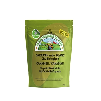 Sarrasin entier blanc cru biologique