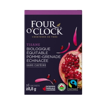 Tisane pomme-grenade échinacée équitable biologique