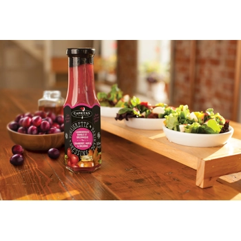 Vinaigrette canneberges, érable et balsamique