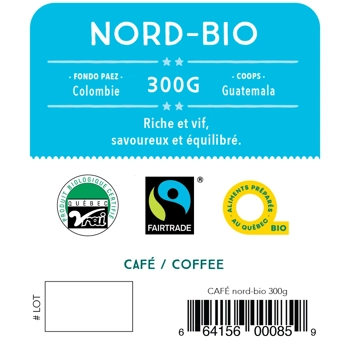 Café mélange Nord-Bio