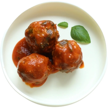 Veal and spinach meatballs