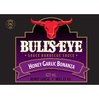Sauce barbecue Bull’s-Eye Bonanza Miel et ail