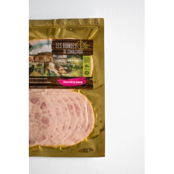 Saucisson de jambon bio