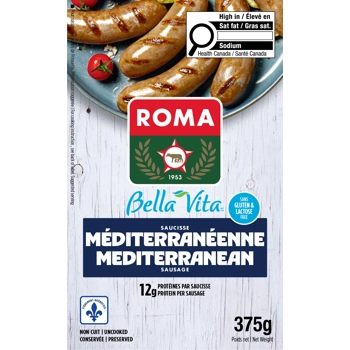 Saucisse Bella Vita Méditéranéenne