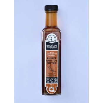 Huile assaisonnée fumé au bois de noyer