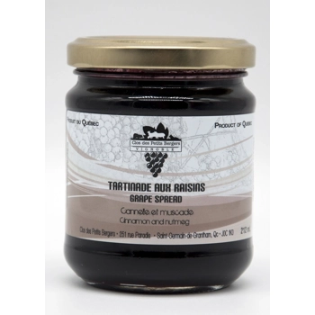 Cinnamon and nutmeg grape spread