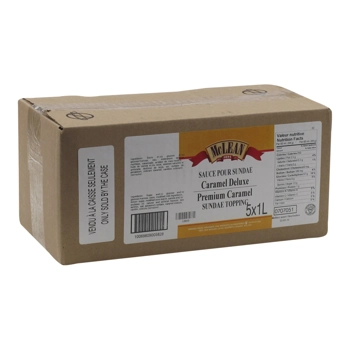 Premium caramel sundae topping