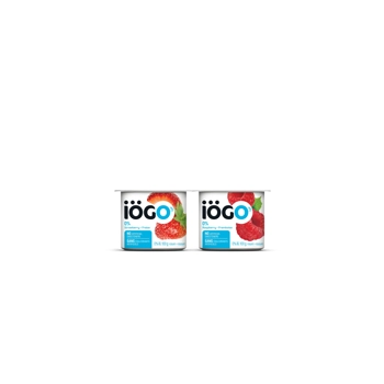 iÖGO 0% STRAWBERRY/RASPBERRY YOGURT