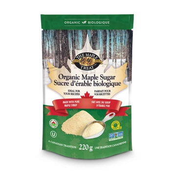 Sucre d'érable biologique 100% pur