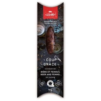 Dry Sausage beer and fennel