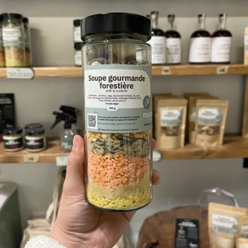 Soupe gourmande forestière