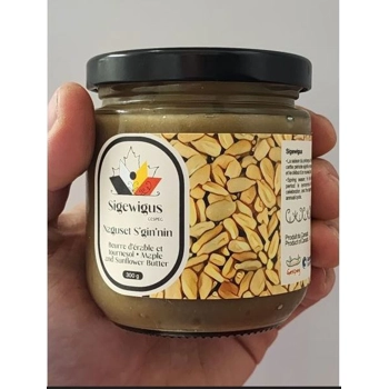 Beurre d'érable et graines de tournesol