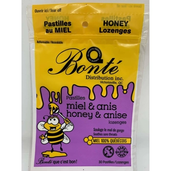 PASTILLES AU MIEL et ANIS