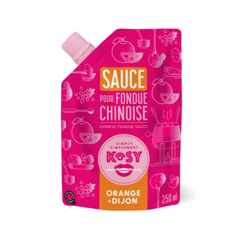 Chinese fondue sauce ORANGE + DIJON