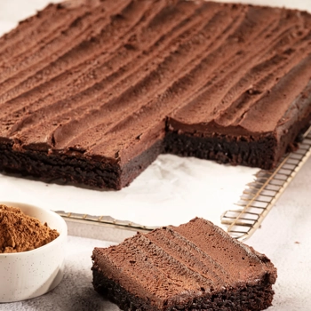 Brownie signature glacé