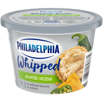 Fromage Philadelphia Fouetté Jalapeno et Cheddar