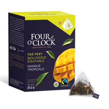 Thé vert mangue tropicale biologique équitable