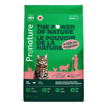 Nourriture pour chat adulte - Recette au poulet avec agneau