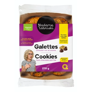 Cookies Dark chocolate and Oat