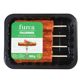 Furca: Brochettes de porc haché Italienne