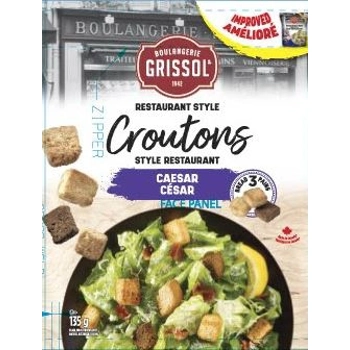 Croutons style restaurant césar