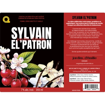 Cidre Sylvain El patron