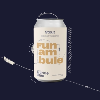 Bière Funambule Stout sans alcool