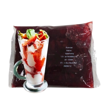 Strawberry sundae topping