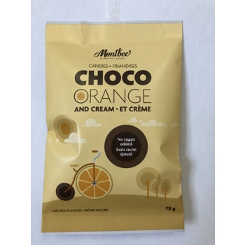 SugarFREE CHOCO Orange cream candy