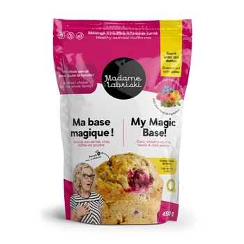 Mélange à muffins à l’avoine santé (sans sucre raffiné ajouté)