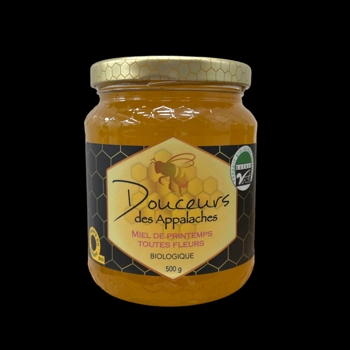 Miel brut biologique de printemps