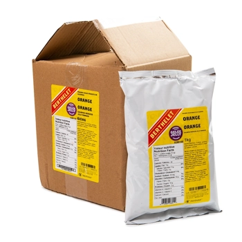 Orange calorie reduced jelly powder