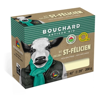 Fromage ST-FÉLICIEN -  Sans lactose (Pâte demi-ferme et bio)