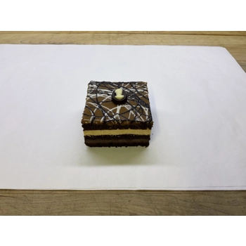 Caramel and chocolate cake