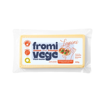 Fauxmage à base de lupin style mozzarella