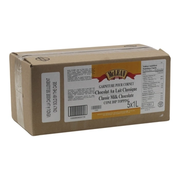 Classic chocolate cone dip topping