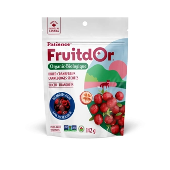 Organic Dried cranberries with No added Sugar and Sliced