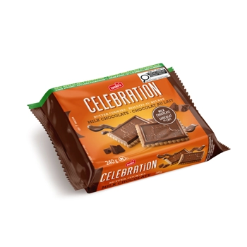 Biscuits au beurre avec tablette de vrai chocolat au lait
