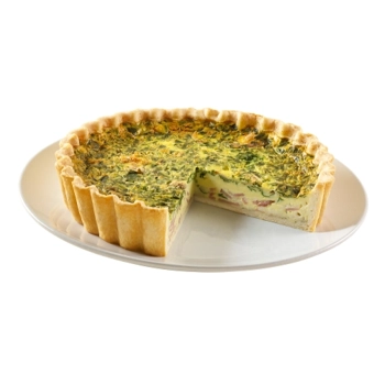 Quiche jambon et épinards