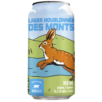Bière Lager houblonnée des monts