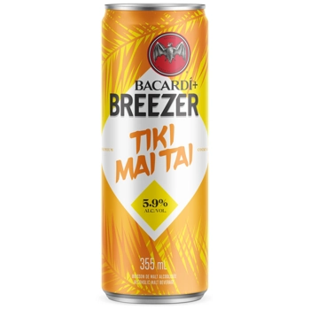 Bacardi Breezer Cocktail Tropical Tiki Mai Tai 355mL SL